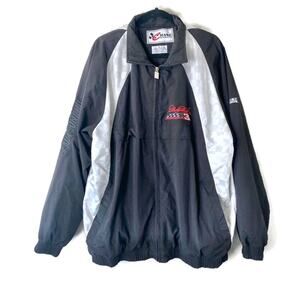 Chase Authentics Dale Earnhardt Black & White Racing Jacket Size XL